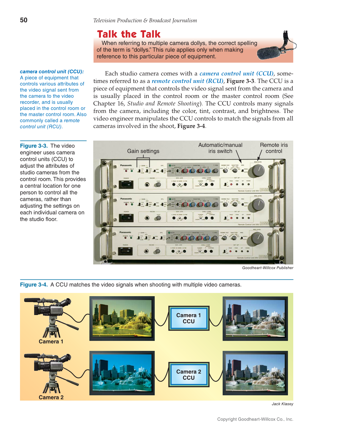 Television Production & Broadcast Journalism, 3rd Edition page 50