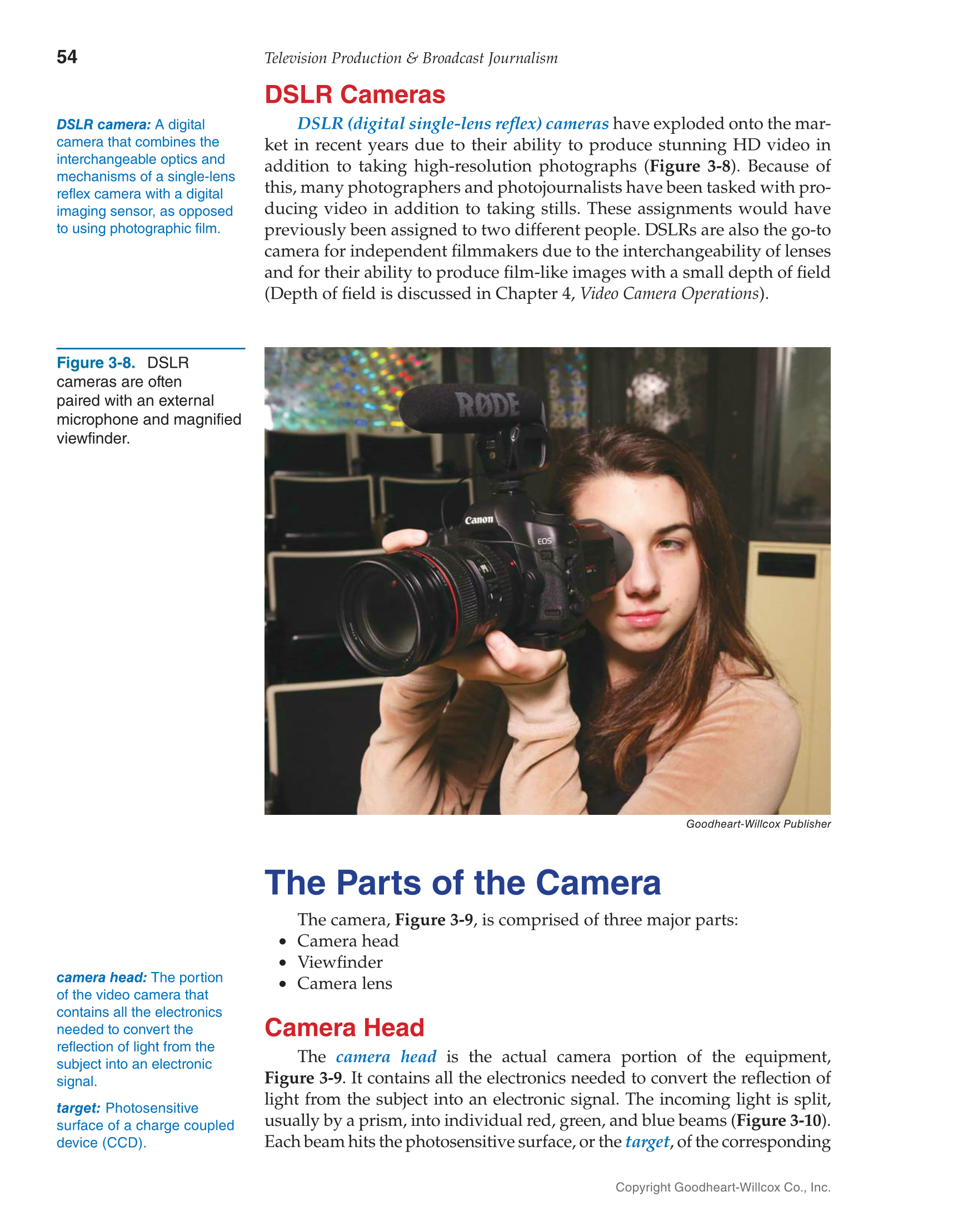 Television Production & Broadcast Journalism, 3rd Edition page 54