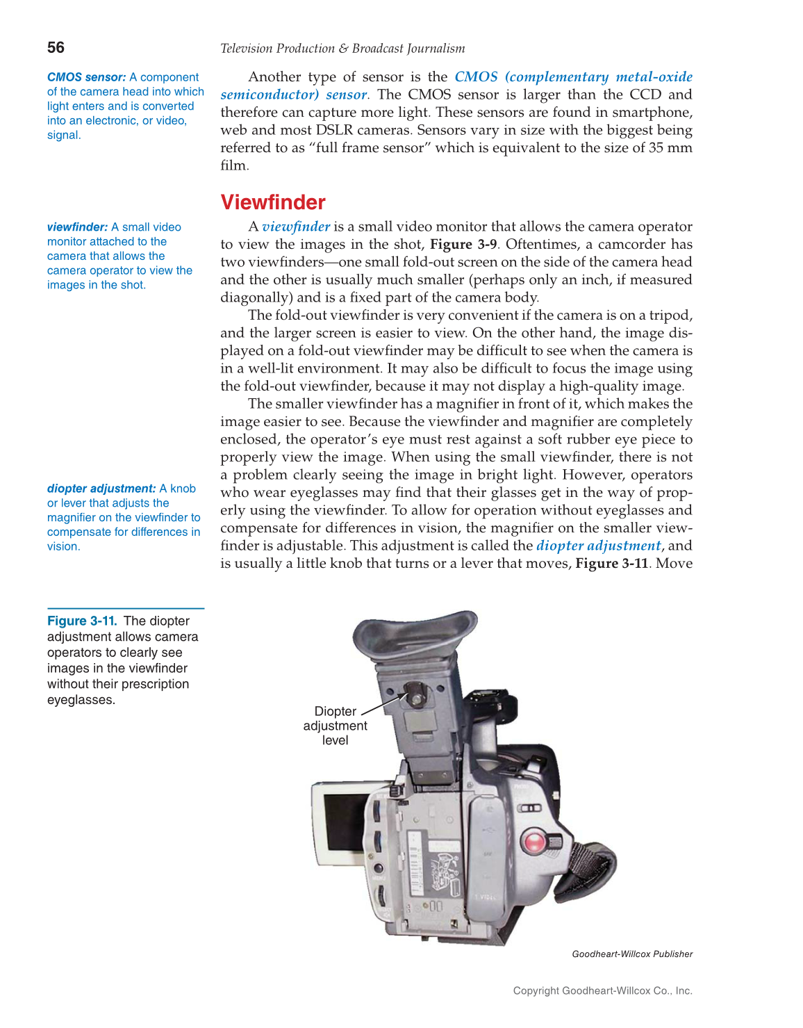Television Production & Broadcast Journalism, 3rd Edition page 56