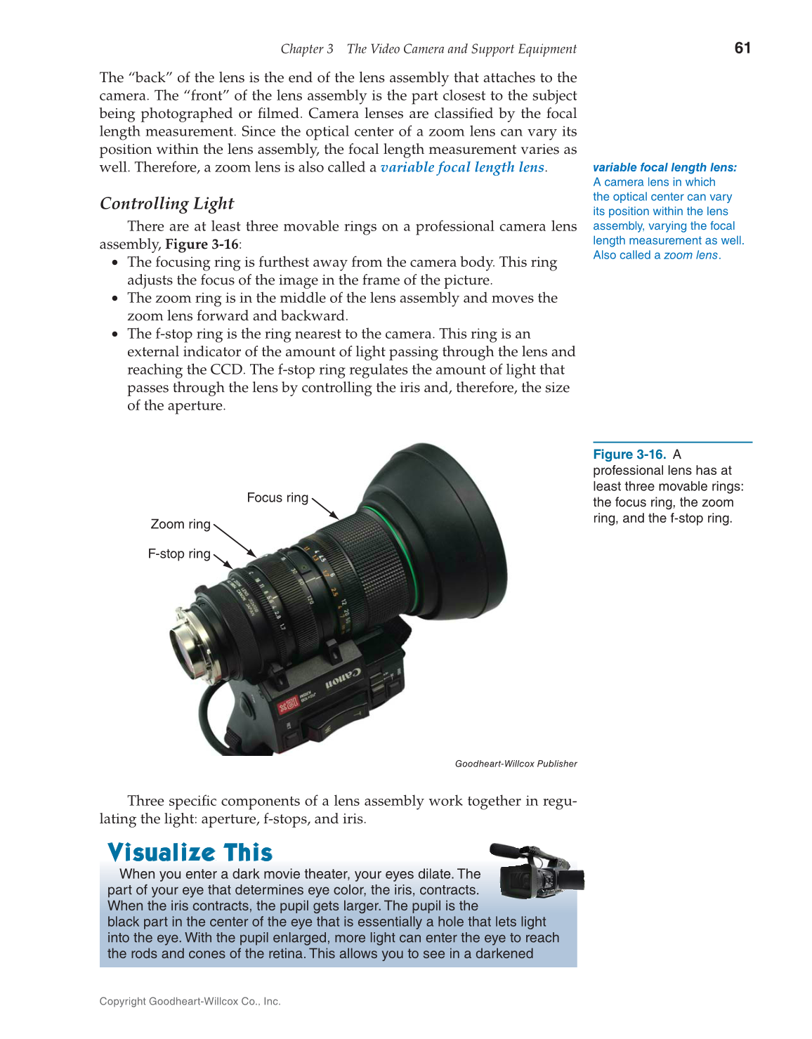 Television Production & Broadcast Journalism, 3rd Edition page 61