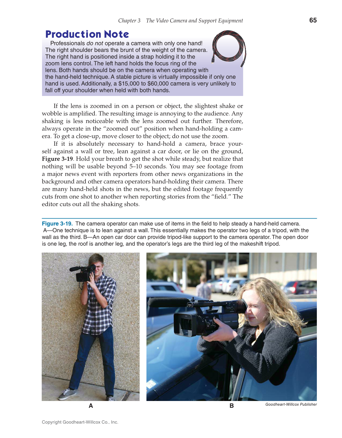 Television Production & Broadcast Journalism, 3rd Edition page 65