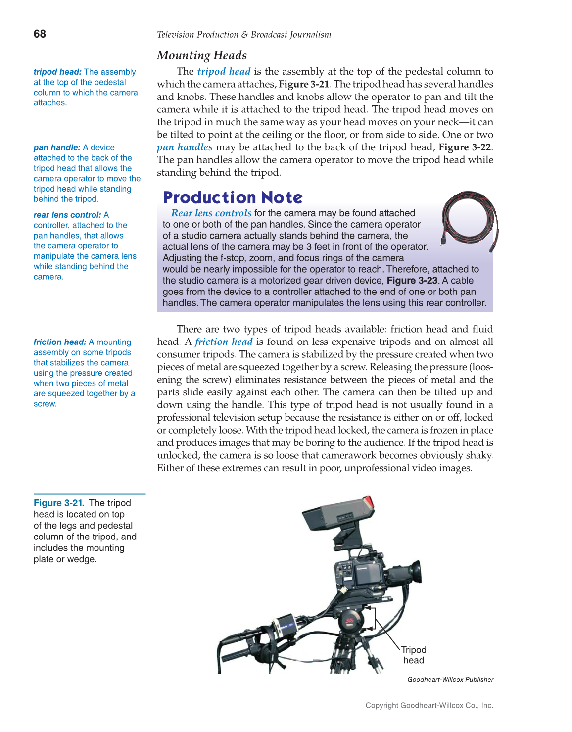 Television Production & Broadcast Journalism, 3rd Edition page 68
