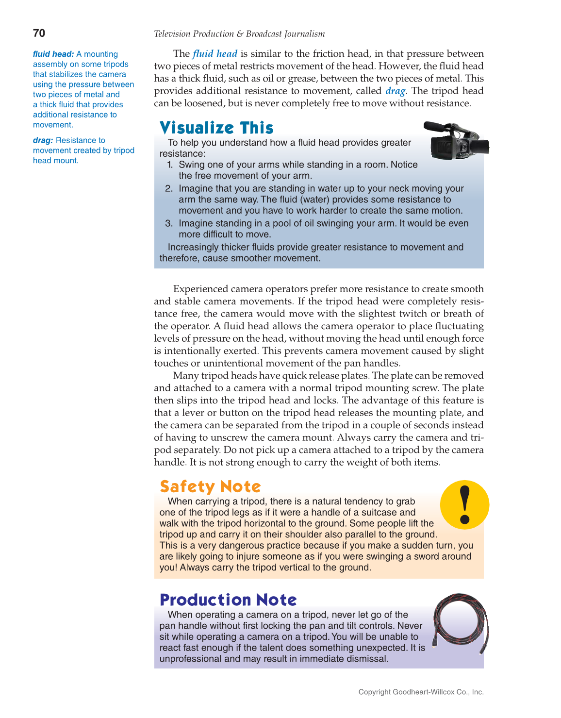 Television Production & Broadcast Journalism, 3rd Edition page 70