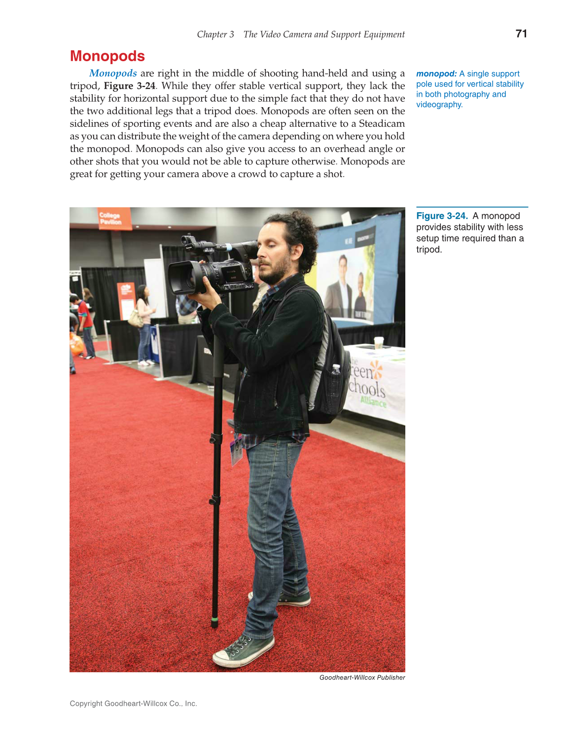 Television Production & Broadcast Journalism, 3rd Edition page 71