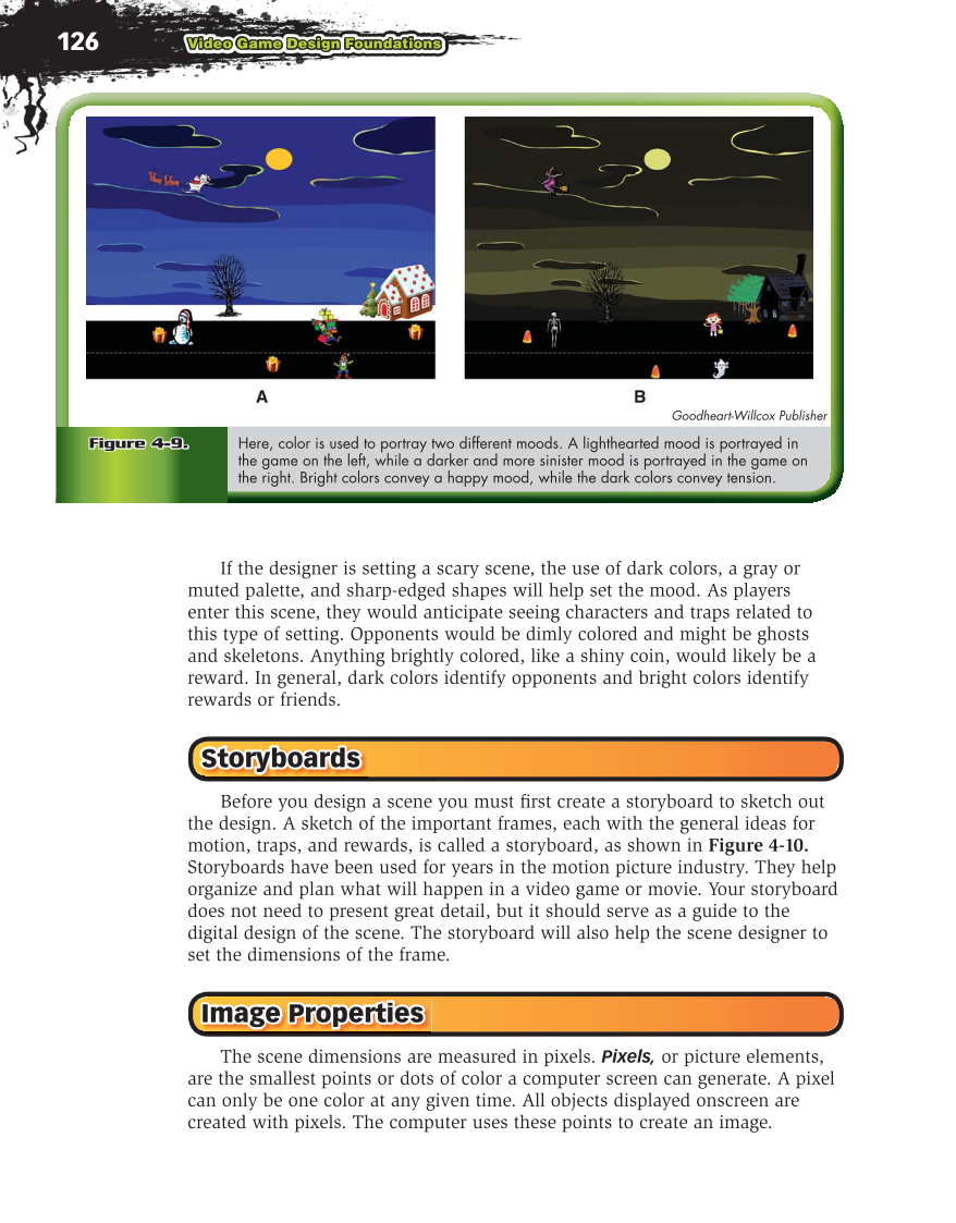 Video Game Design Foundations, 2nd Edition page 126