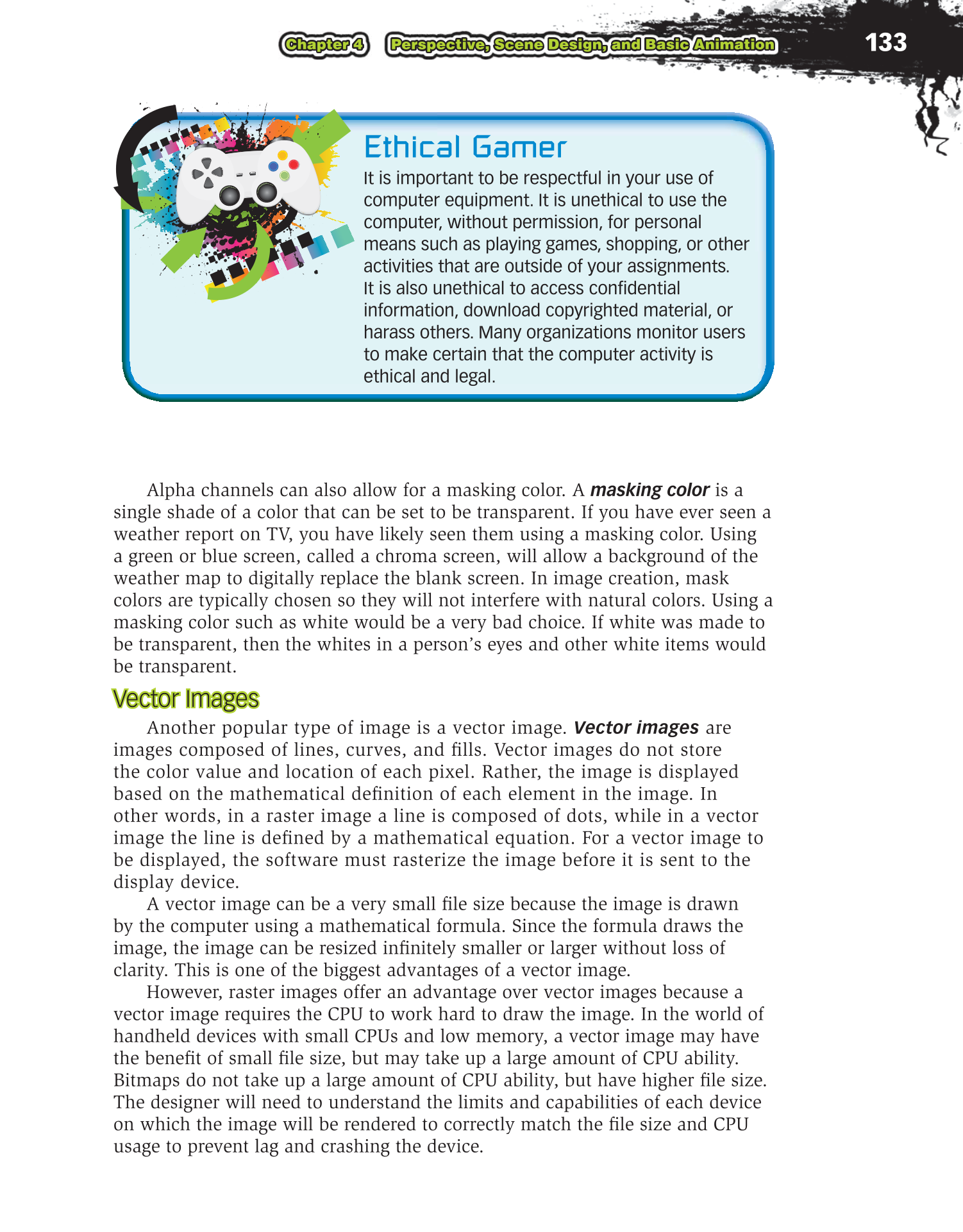 Video Game Design Foundations, 2nd Edition page 133