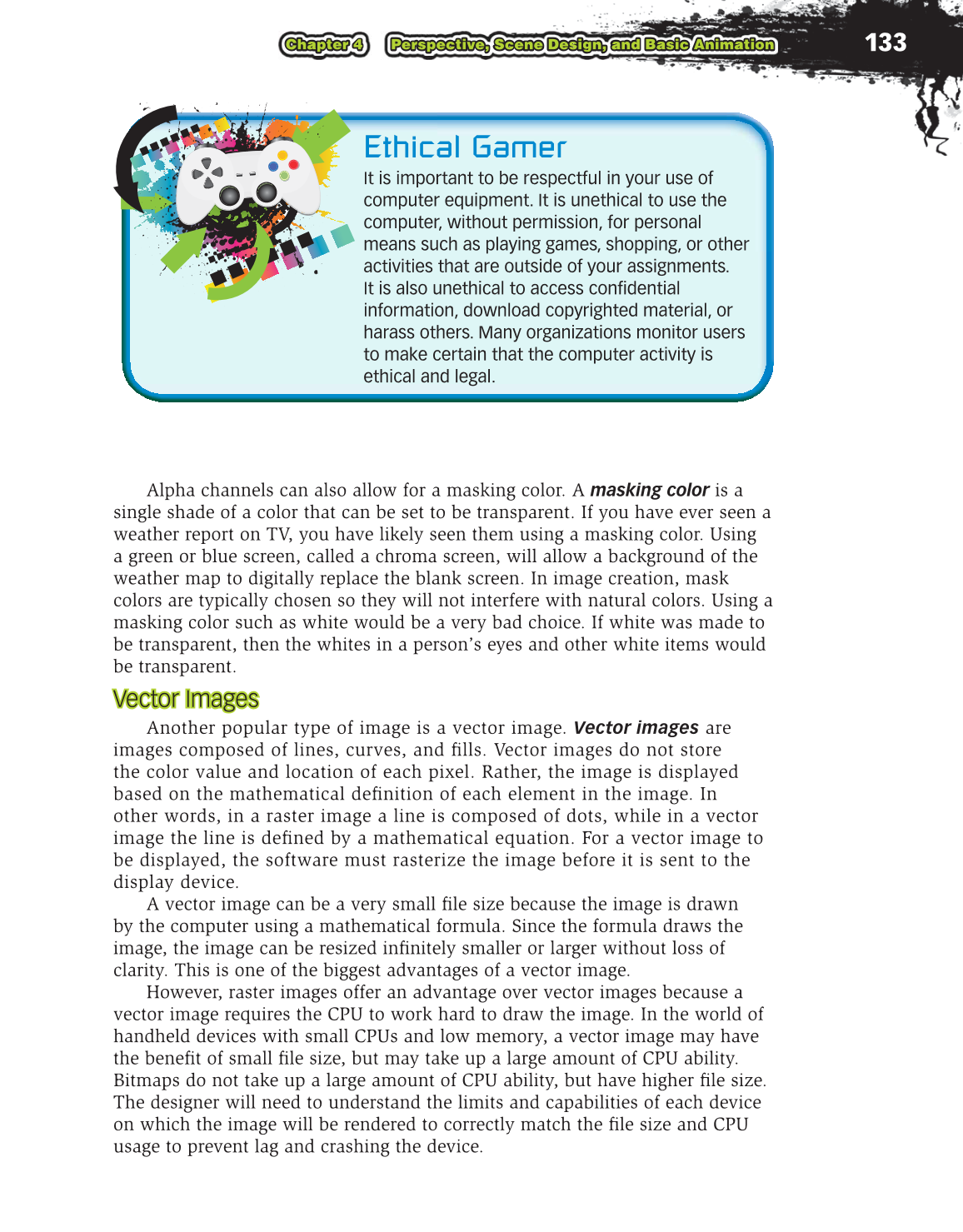 Video Game Design Foundations, 2nd Edition page 133