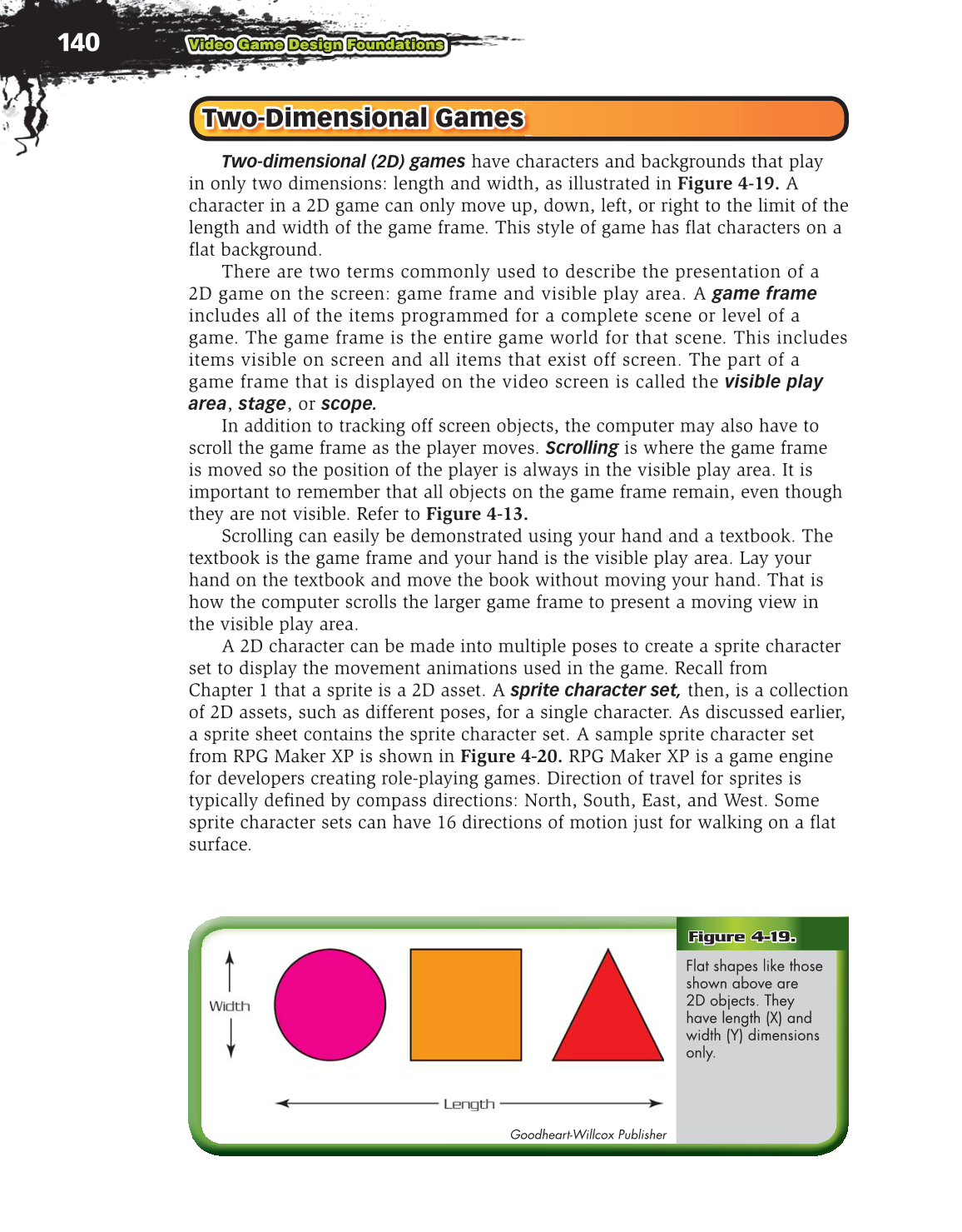 Video Game Design Foundations, 2nd Edition page 140