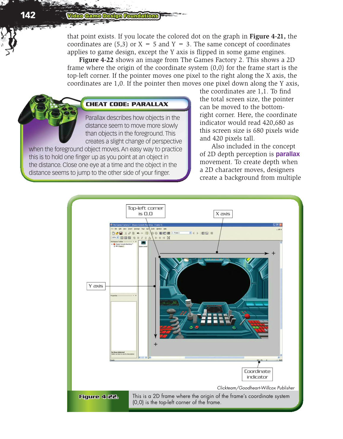 Video Game Design Foundations, 2nd Edition page 142