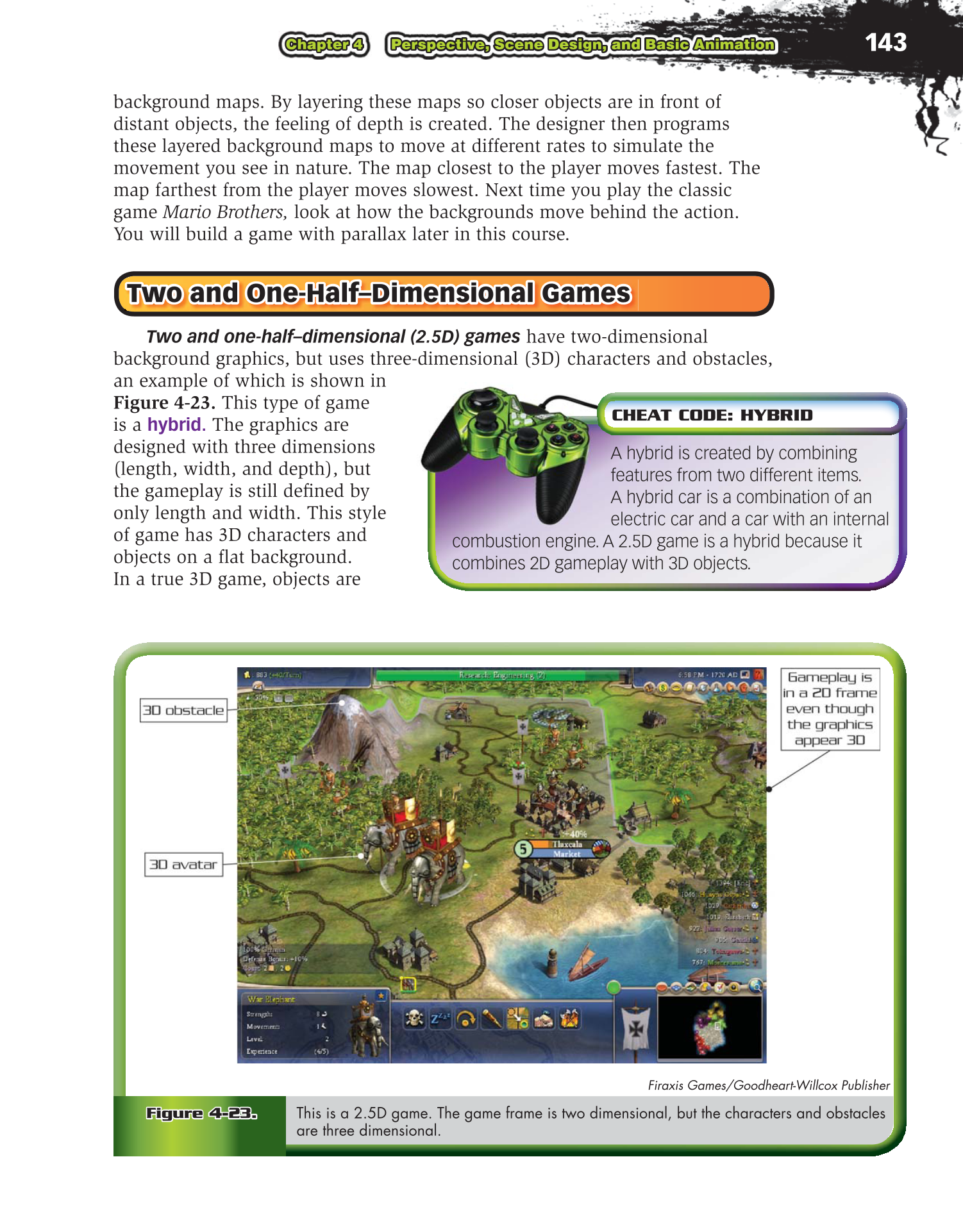 Video Game Design Foundations, 2nd Edition page 143