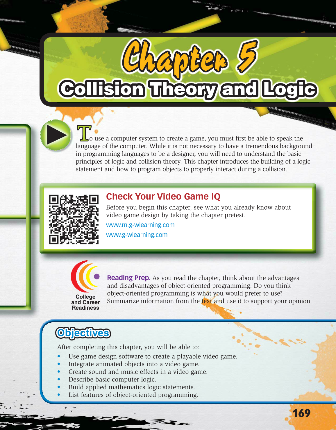 Video Game Design Foundations, 2nd Edition page 169