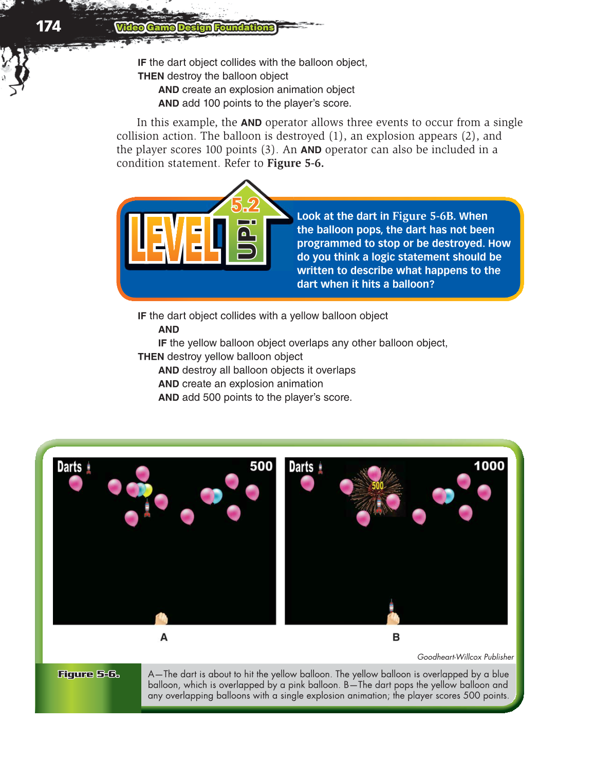 Video Game Design Foundations, 2nd Edition page 174