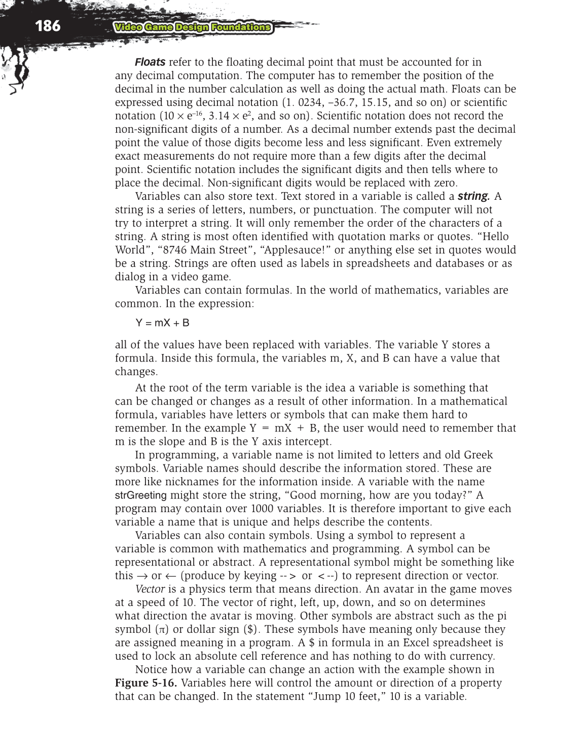 Video Game Design Foundations, 2nd Edition page 186