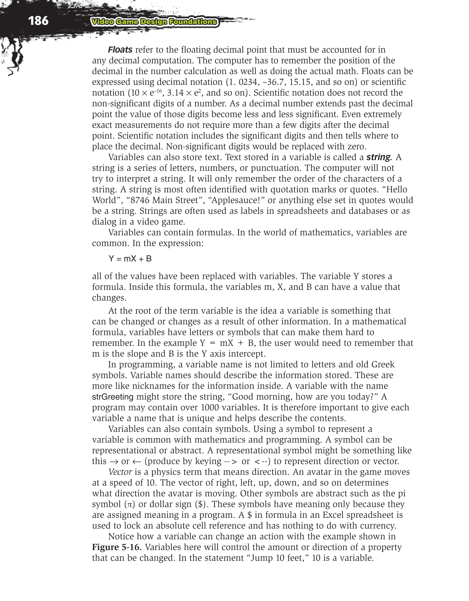 Video Game Design Foundations, 2nd Edition page 186