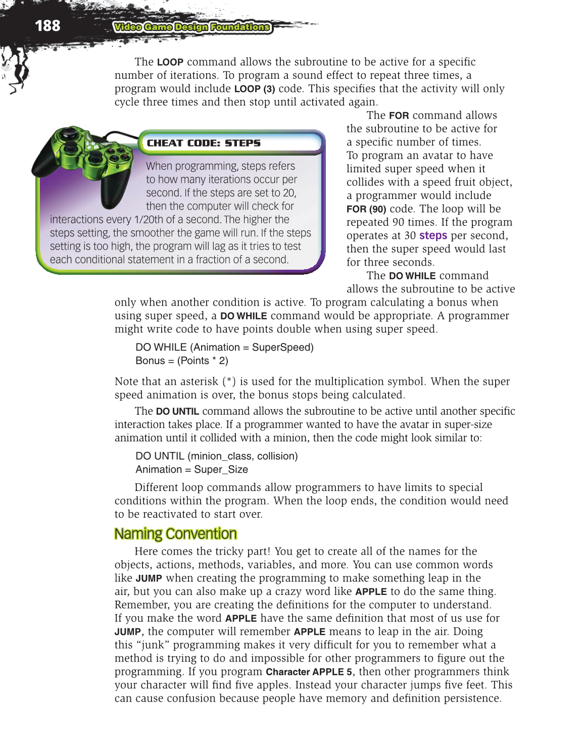 Video Game Design Foundations, 2nd Edition page 188