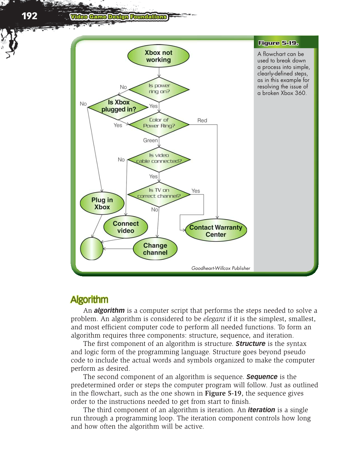 Video Game Design Foundations, 2nd Edition page 192