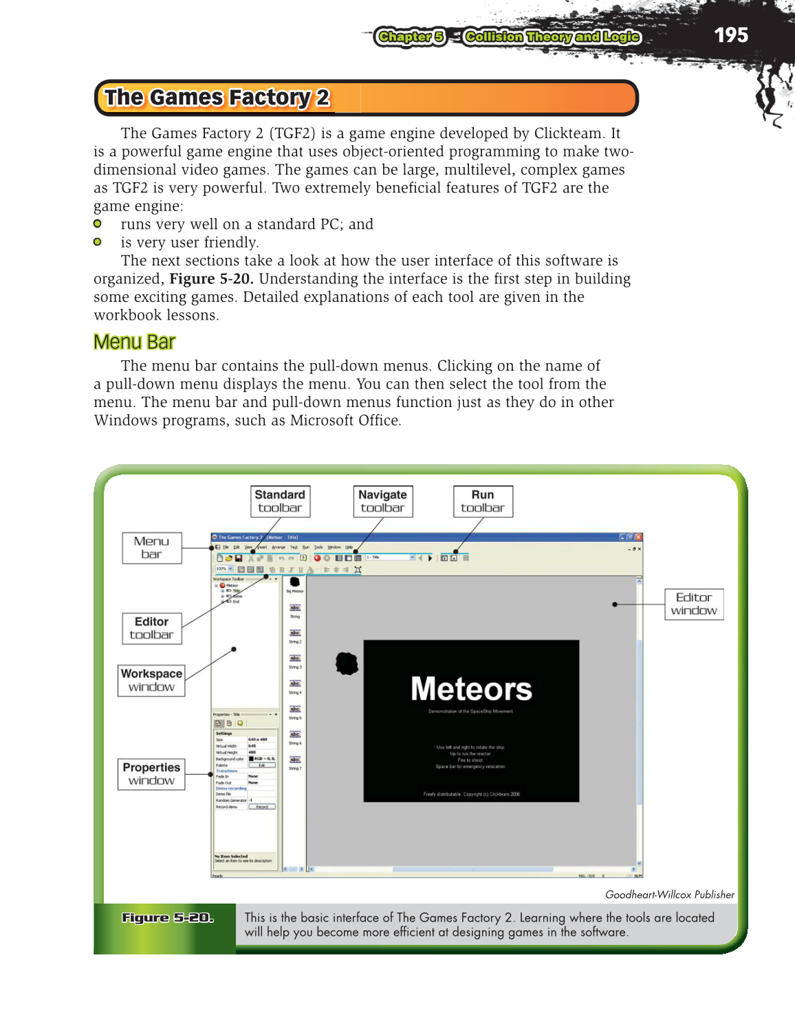 Video Game Design Foundations, 2nd Edition page 195