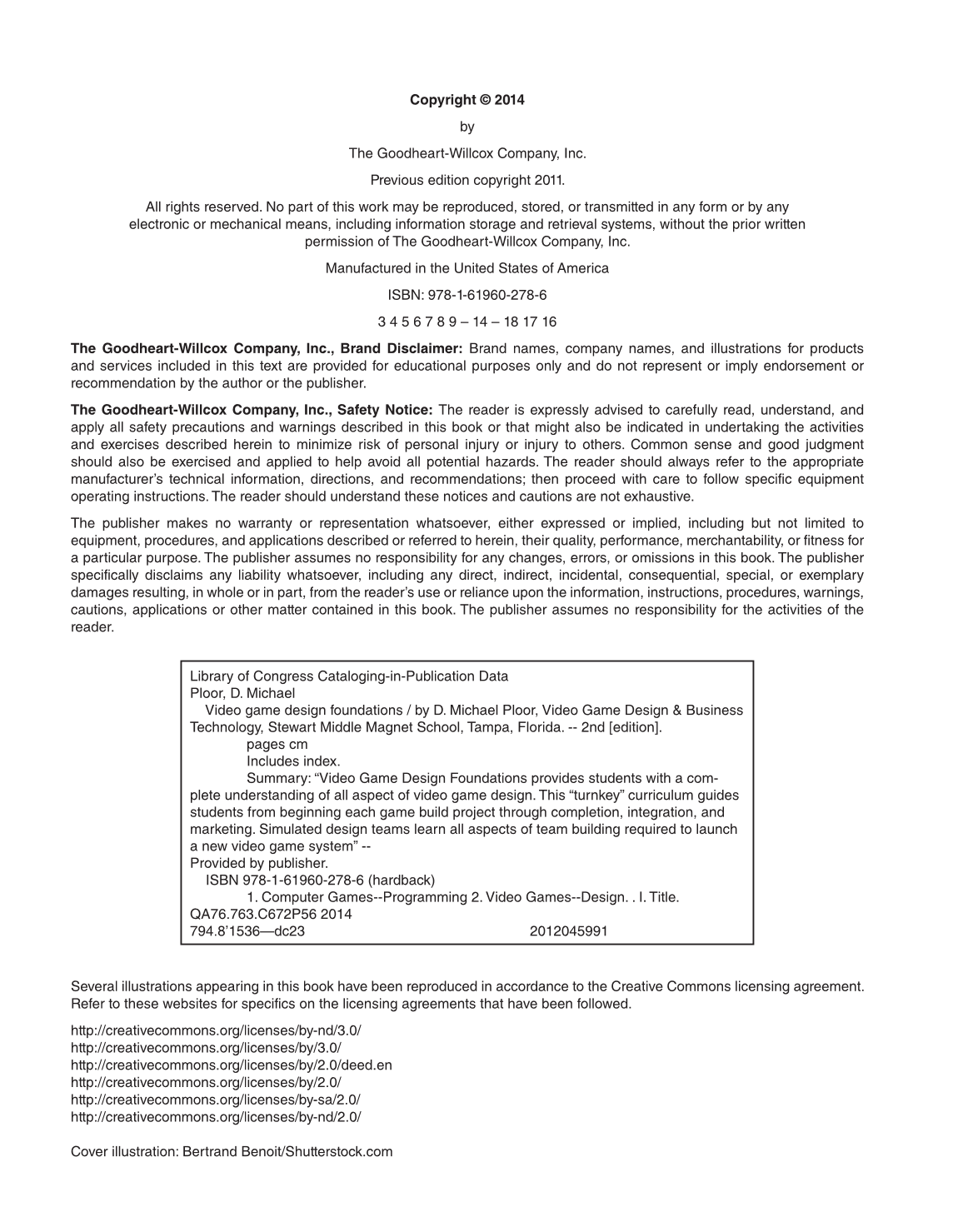 Video Game Design Foundations, 2nd Edition page 2