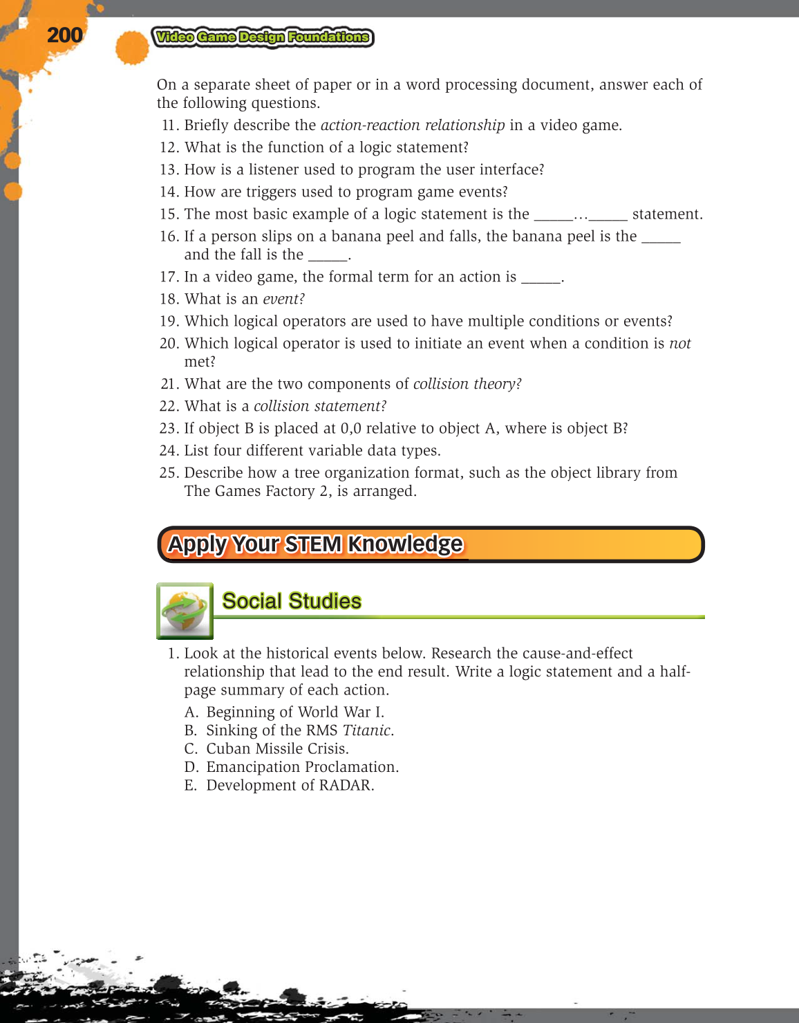 Video Game Design Foundations, 2nd Edition page 200