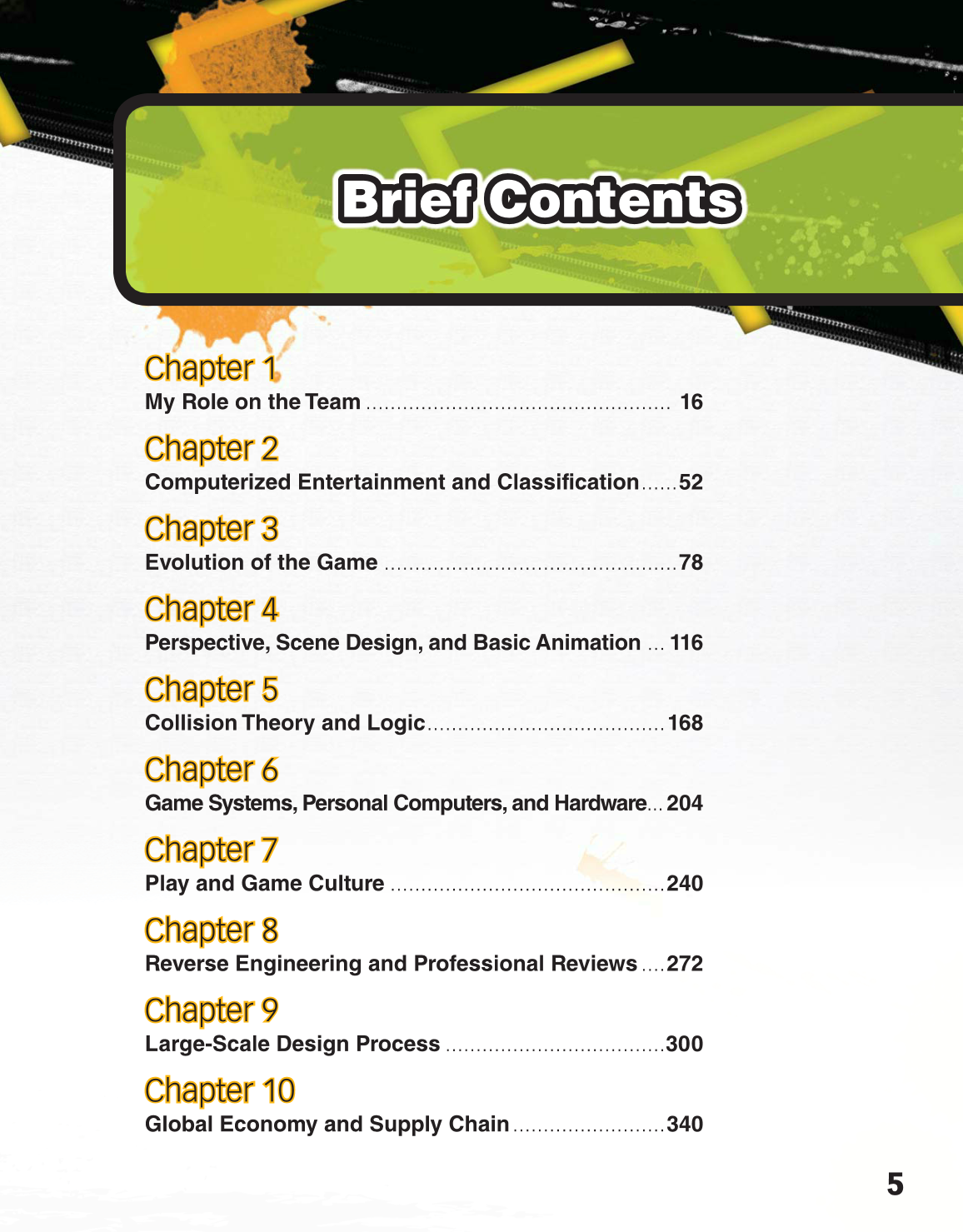 Video Game Design Foundations, 2nd Edition page 5