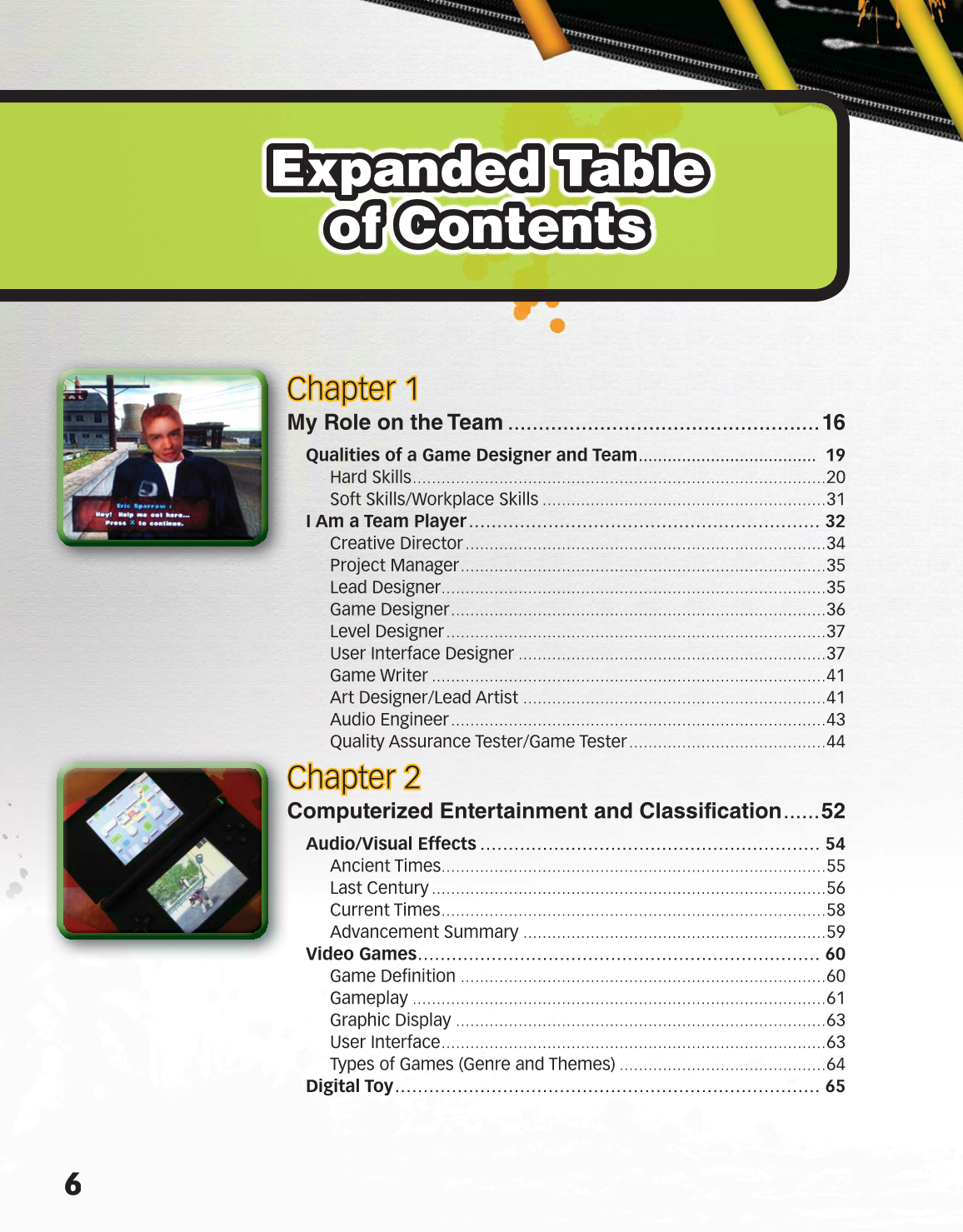 Video Game Design Foundations, 2nd Edition page 6