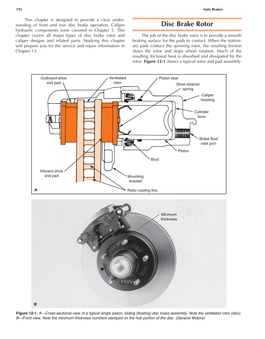 Auto Brakes, 4th Edition page 192