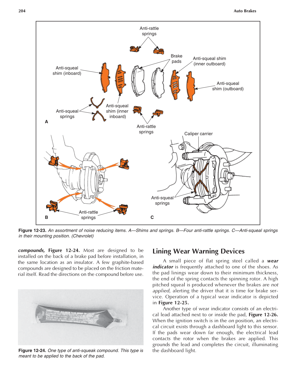 Auto Brakes, 4th Edition page 204