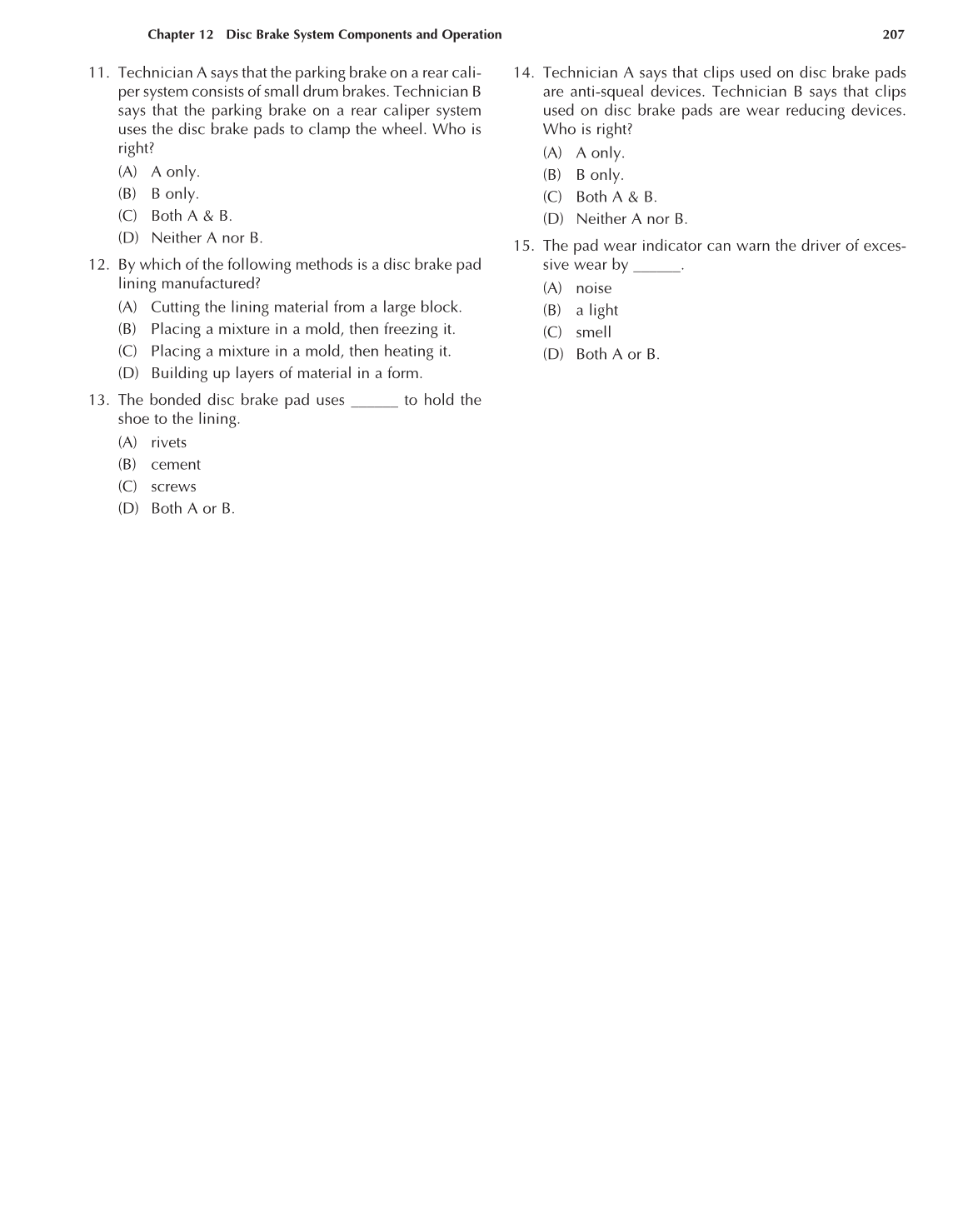 Auto Brakes, 4th Edition page 207