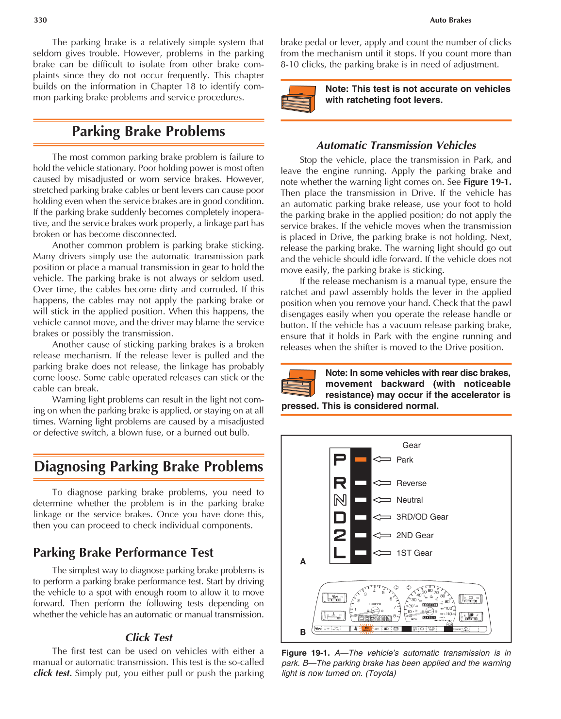 Auto Brakes, 4th Edition page 330