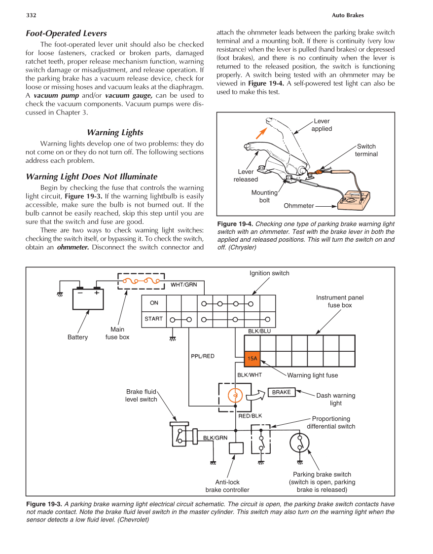 Auto Brakes, 4th Edition page 332