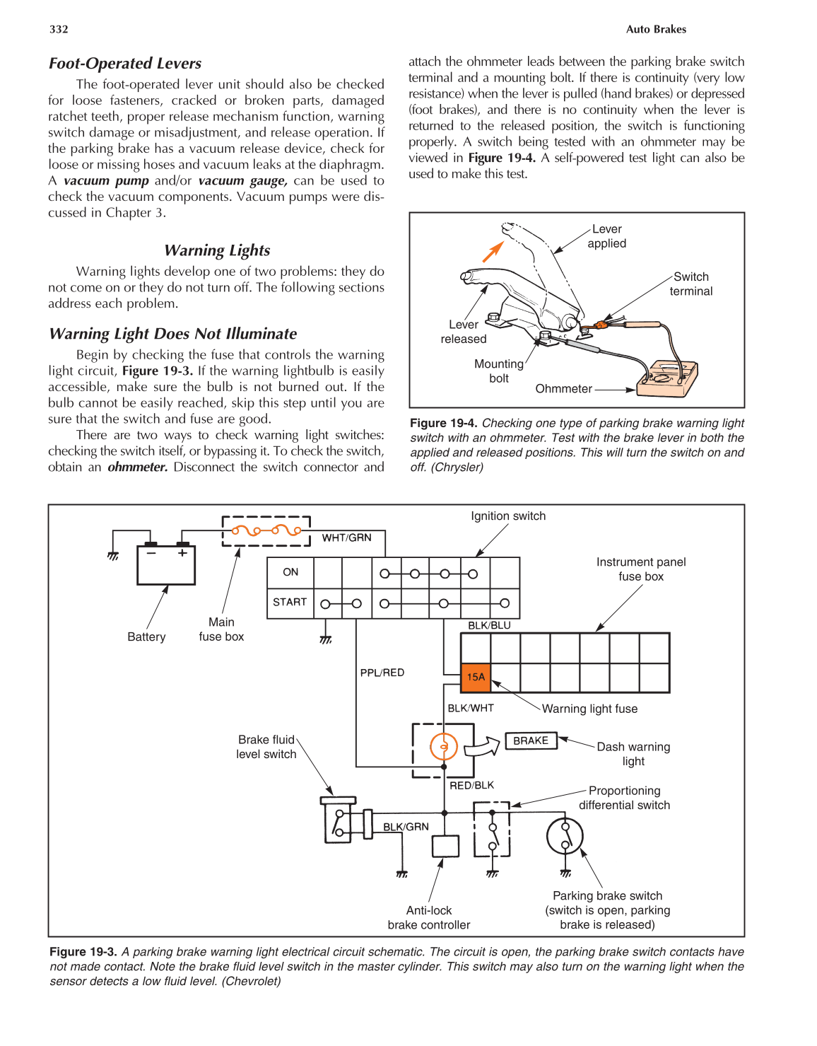 Auto Brakes, 4th Edition page 332