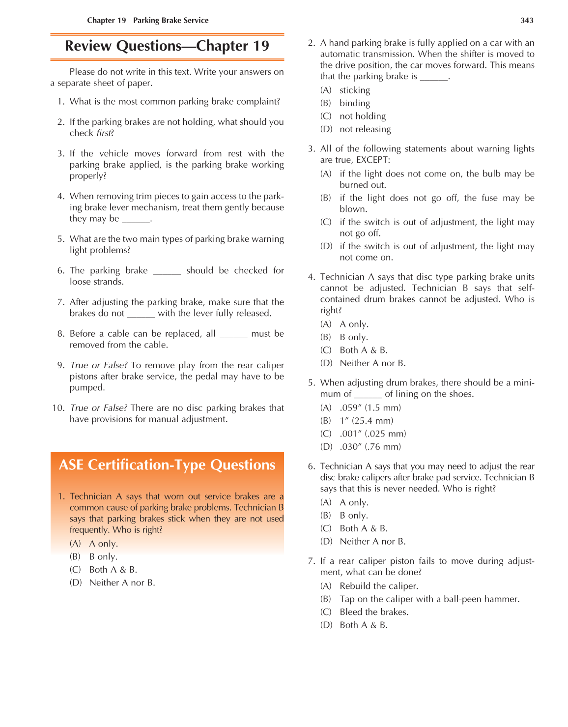 Auto Brakes, 4th Edition page 343