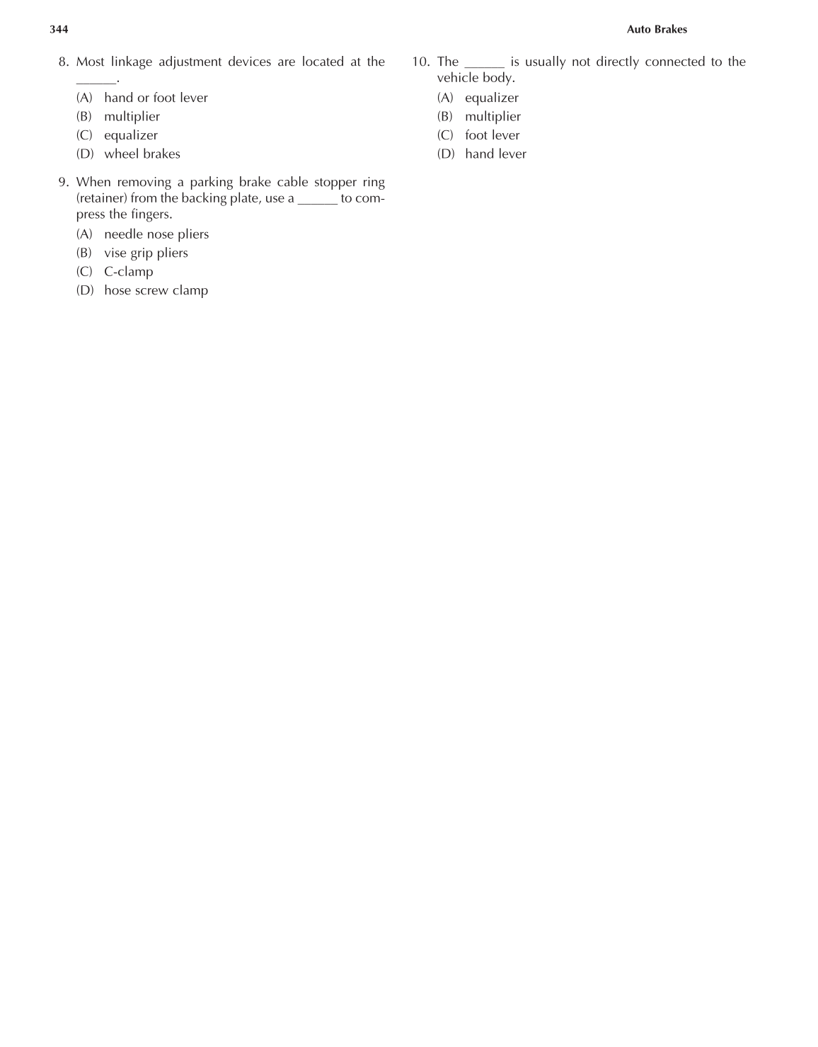 Auto Brakes, 4th Edition page 344