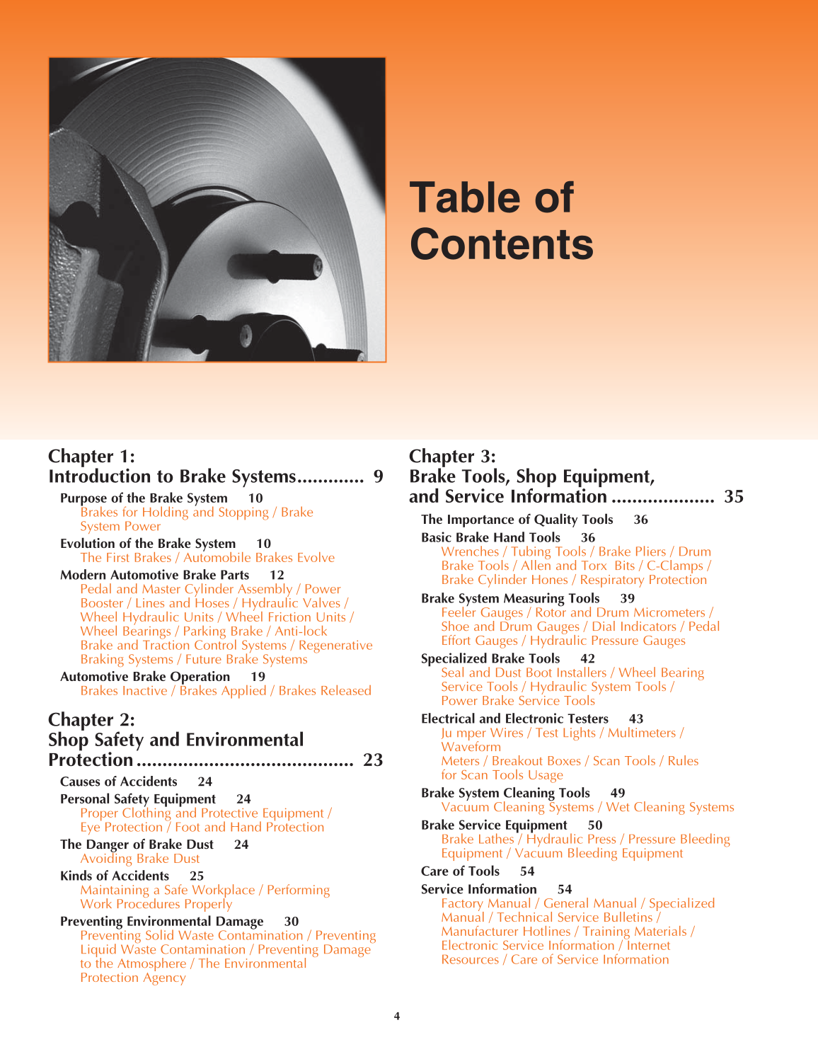 Auto Brakes, 4th Edition page 4