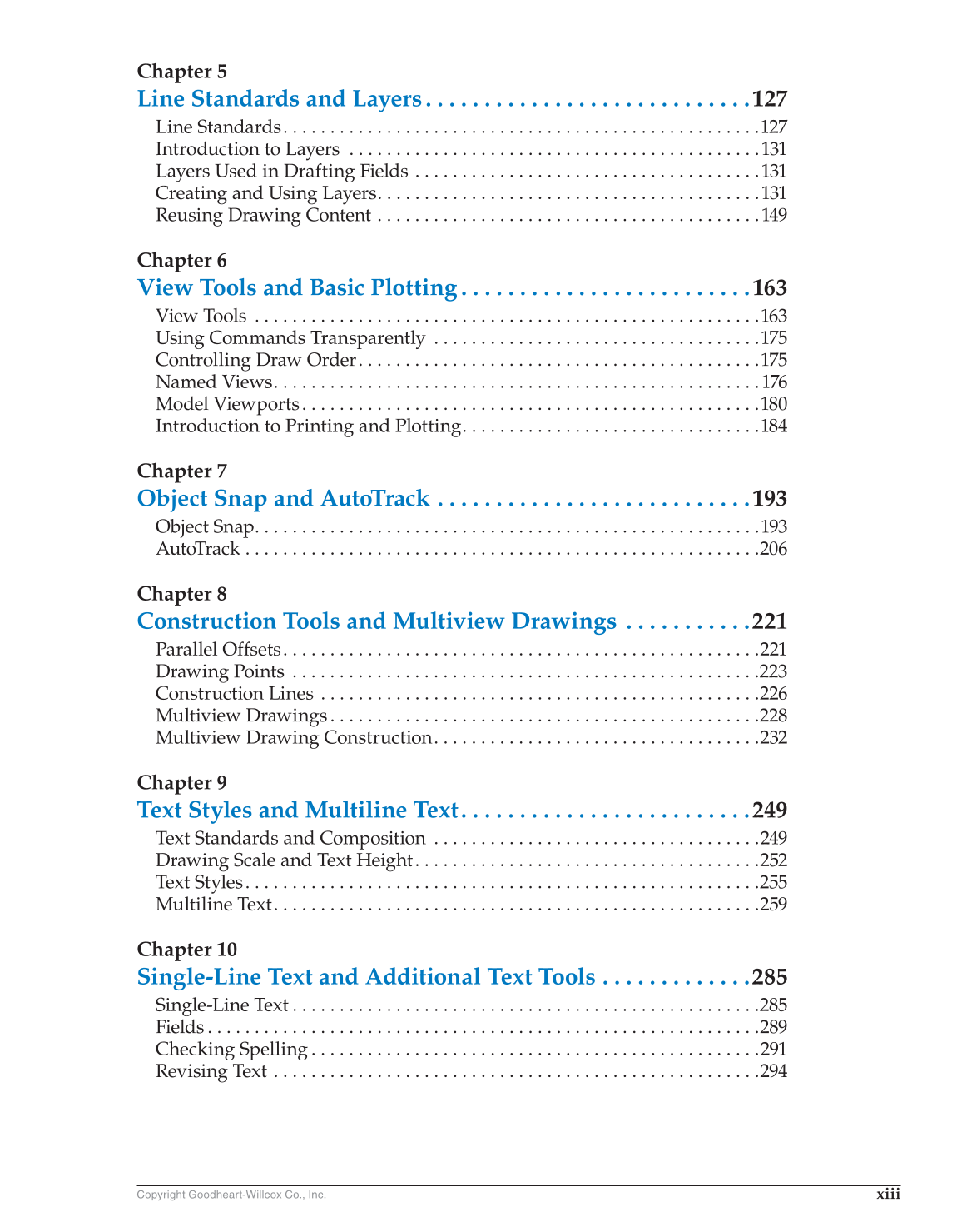 AutoCAD and Its Applications—Basics 2017, 24th Edition page xiii