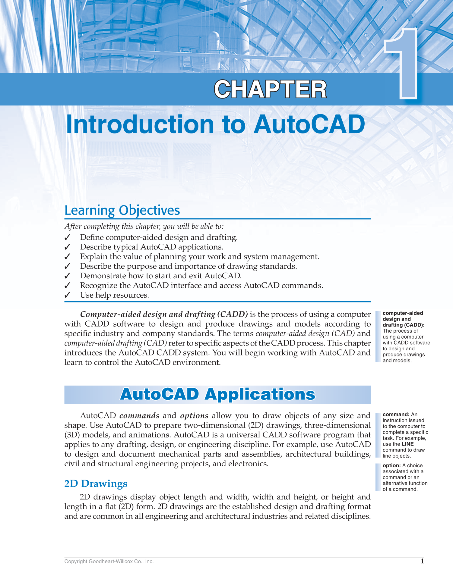 AutoCAD and Its Applications—Basics 2017, 24th Edition page 1