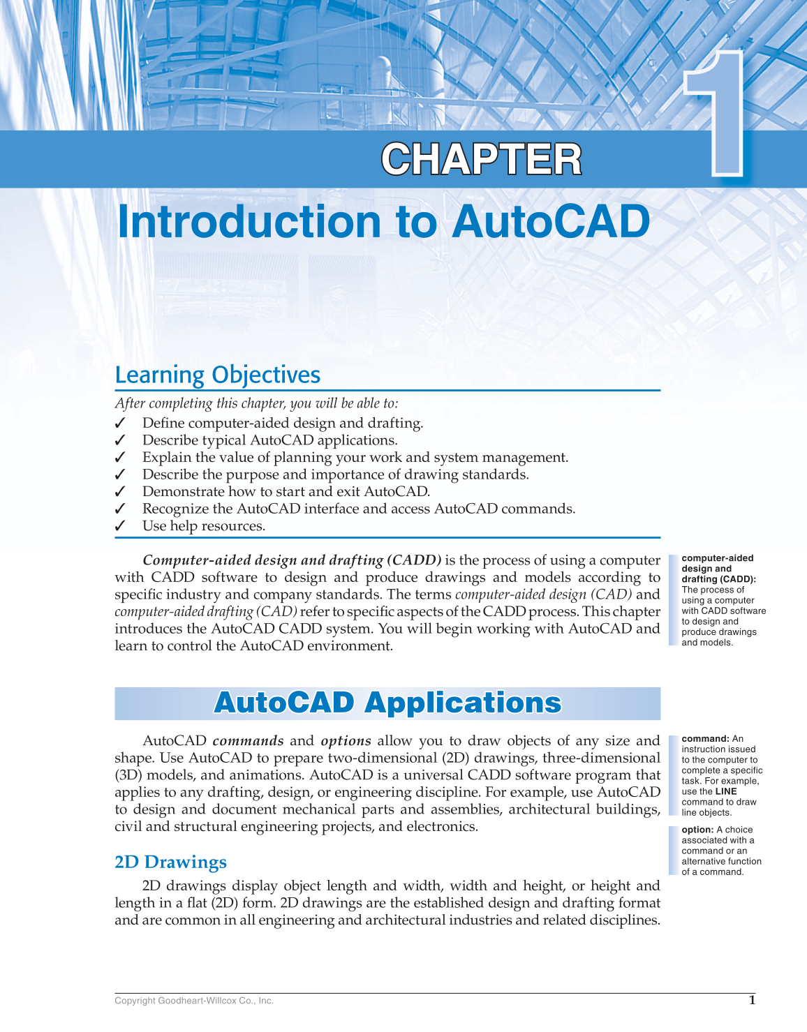 AutoCAD and Its Applications—Basics 2017, 24th Edition page 1