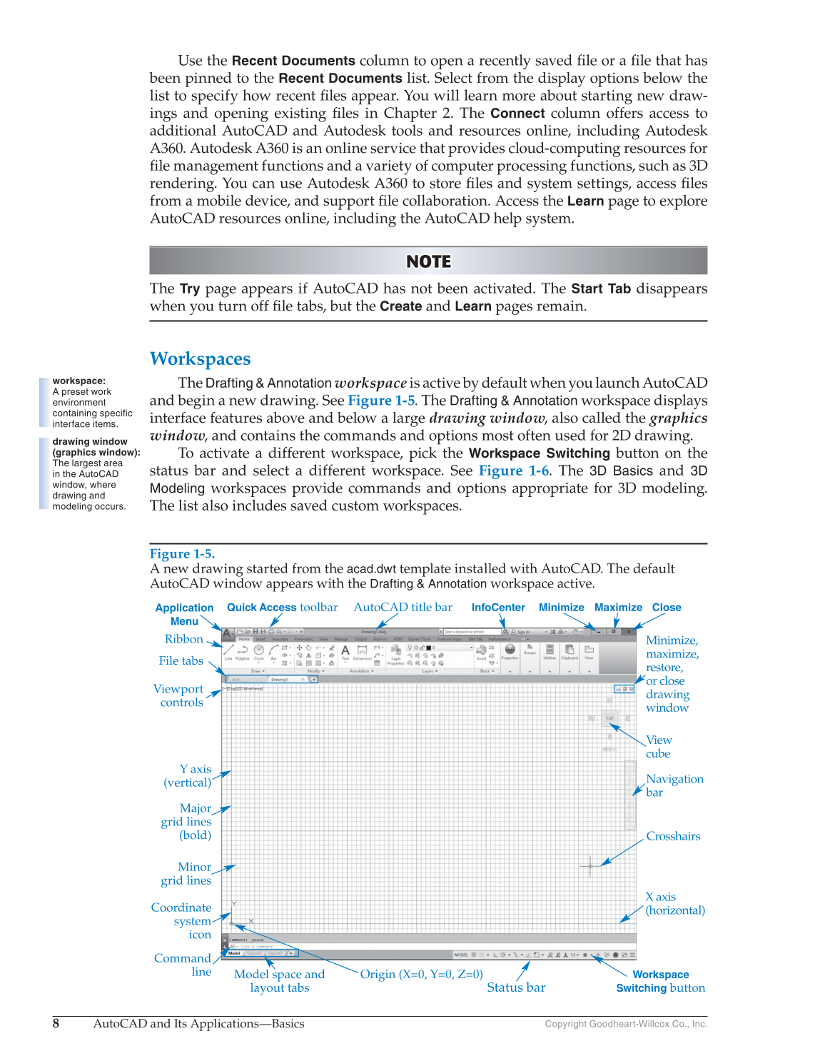 AutoCAD and Its Applications—Basics 2017, 24th Edition page 8
