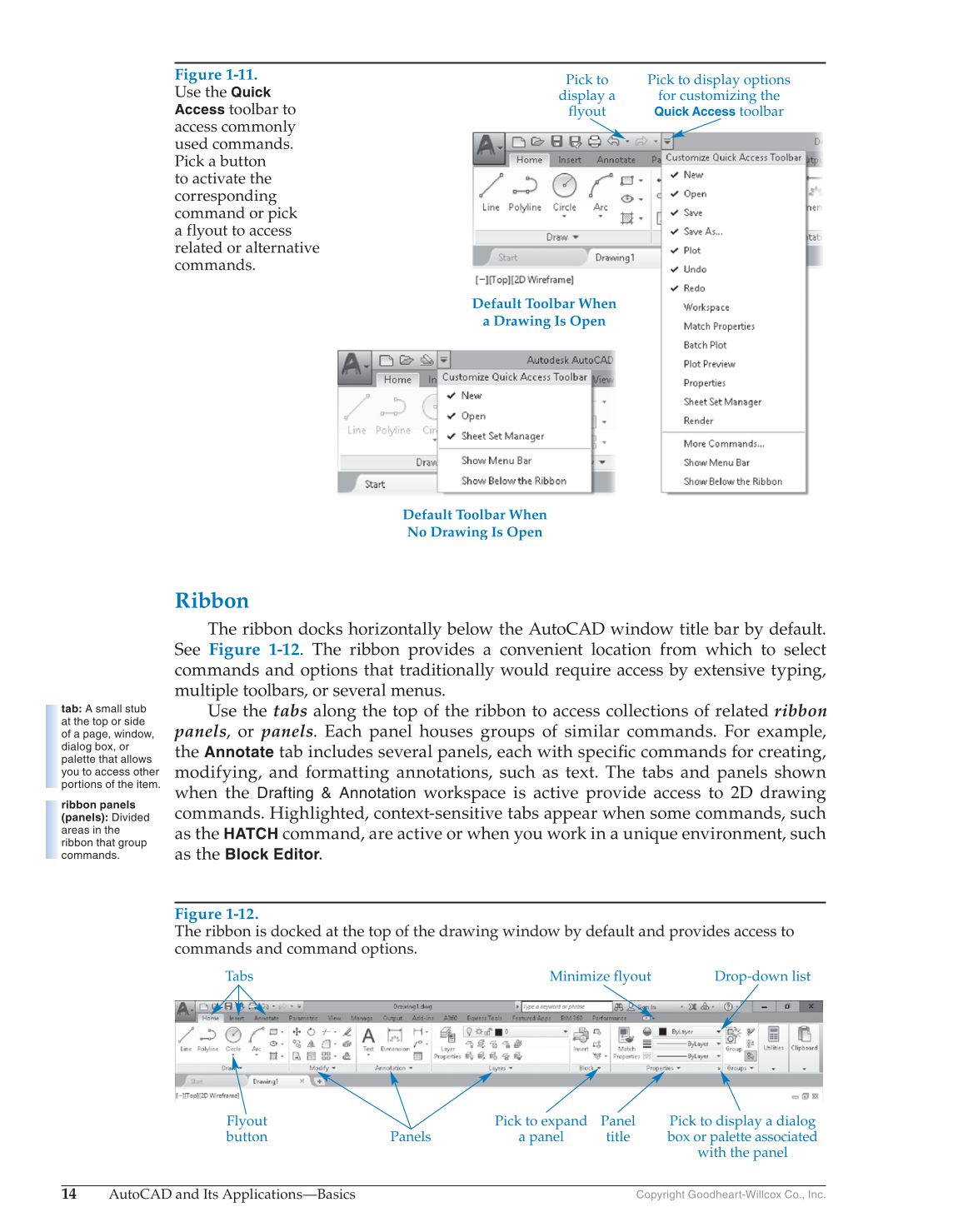 AutoCAD and Its Applications—Basics 2017, 24th Edition page 14