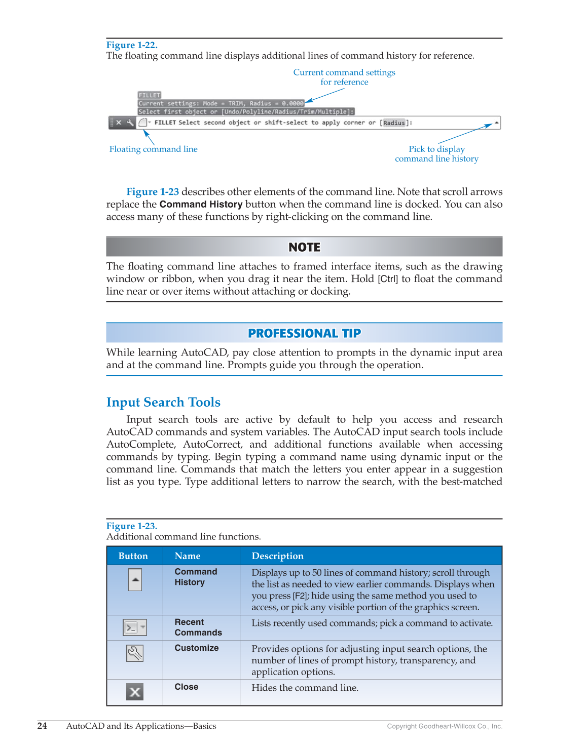 AutoCAD and Its Applications—Basics 2017, 24th Edition page 24