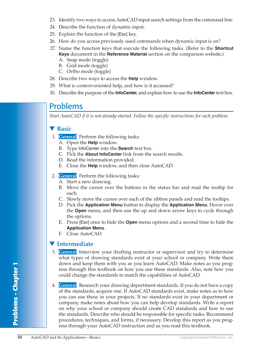 AutoCAD and Its Applications—Basics 2017, 24th Edition page 30