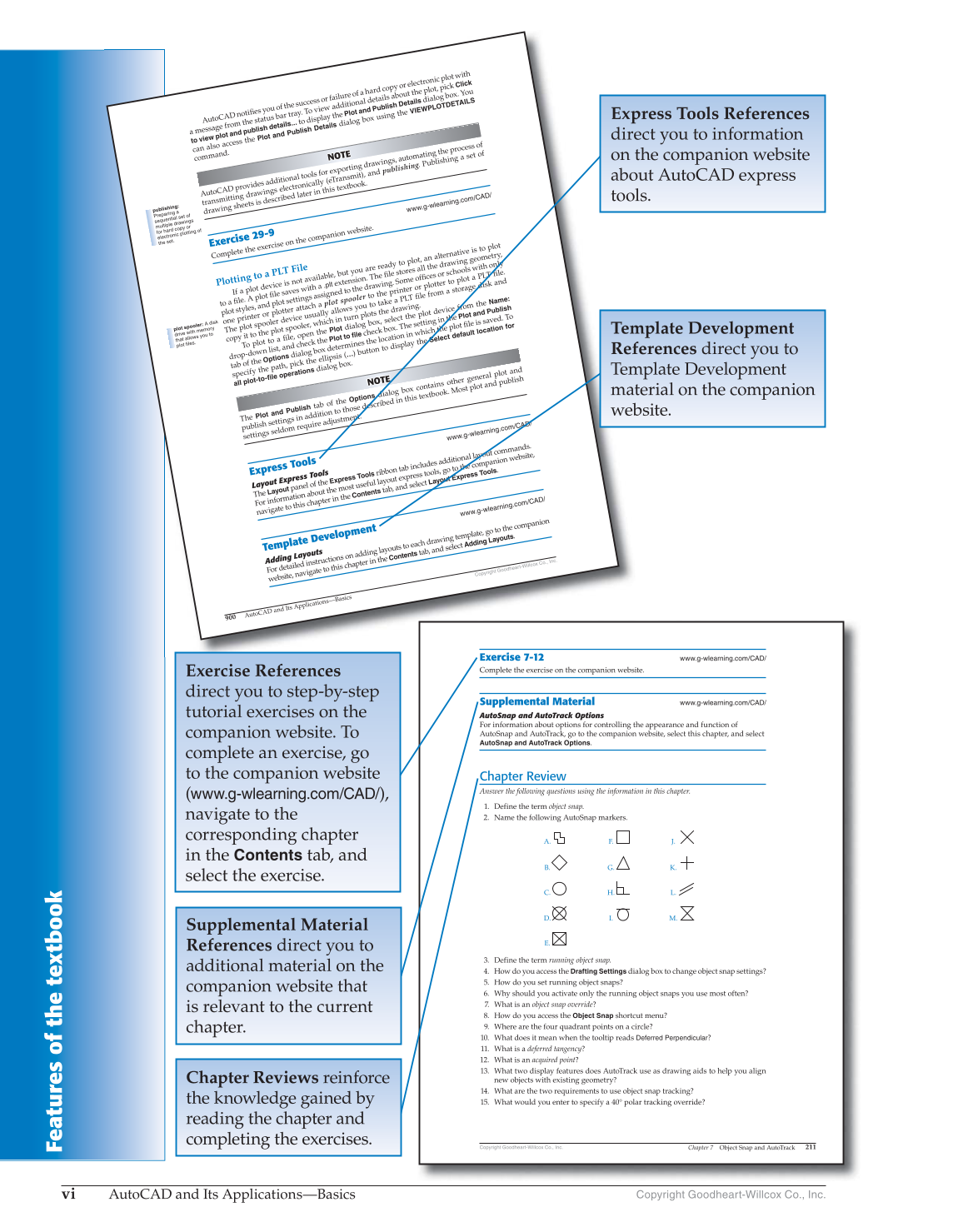 AutoCAD and Its Applications—Basics 2017, 24th Edition page vi
