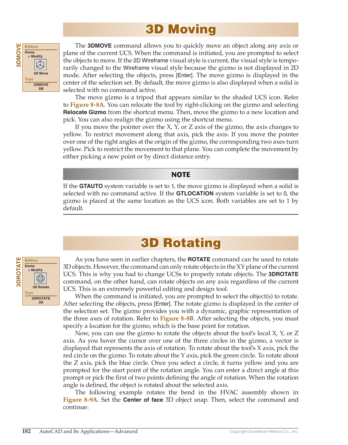 AutoCAD and Its Applications—Advanced 2017, 24th Edition page 182