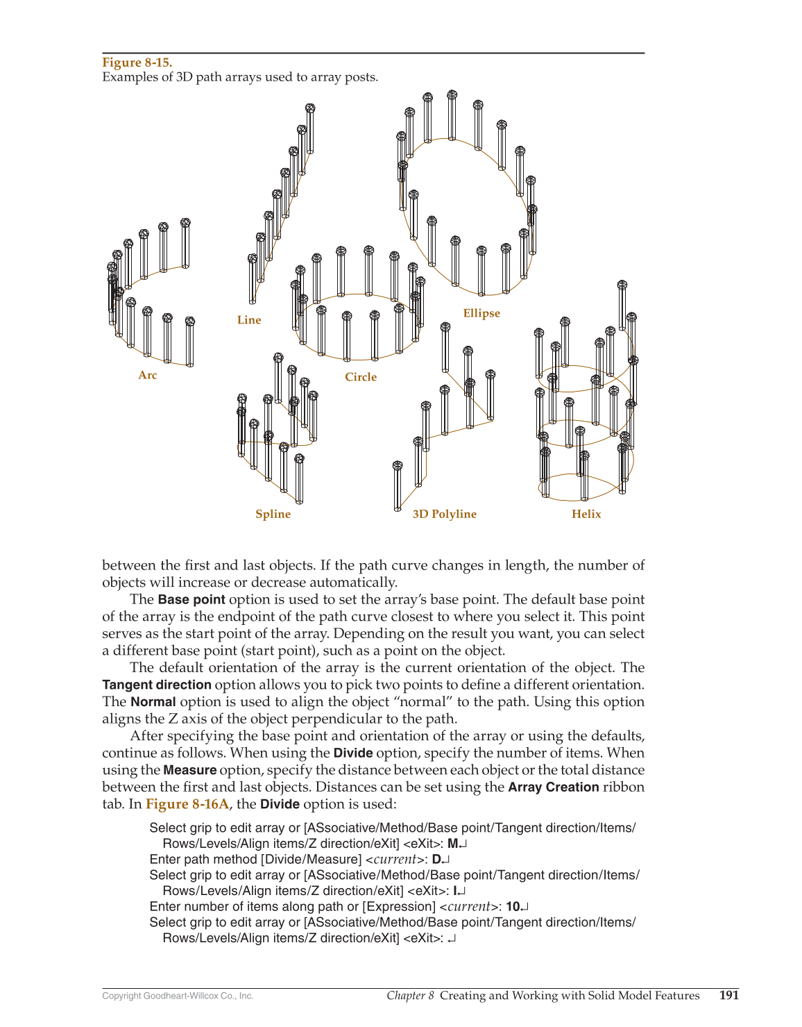 AutoCAD and Its Applications—Advanced 2017, 24th Edition page 191