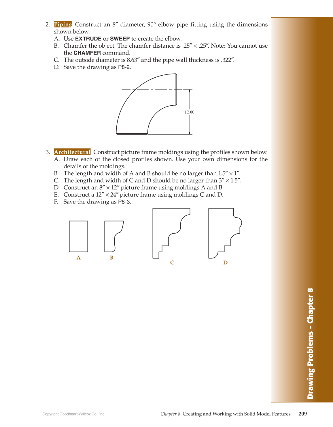 AutoCAD and Its Applications—Advanced 2017, 24th Edition page 209