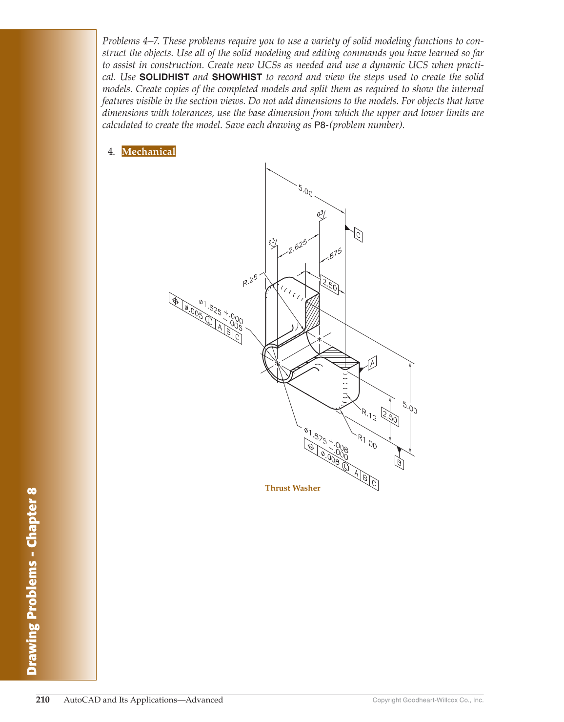 AutoCAD and Its Applications—Advanced 2017, 24th Edition page 210