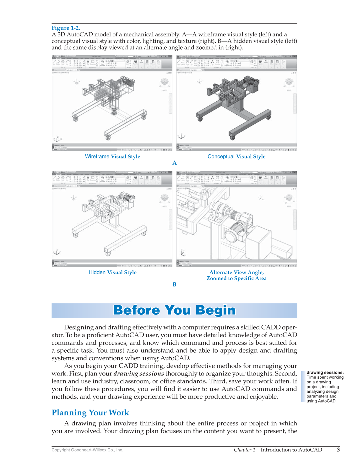 AutoCAD and Its Applications—Comprehensive 2017, 24th Edition page 3