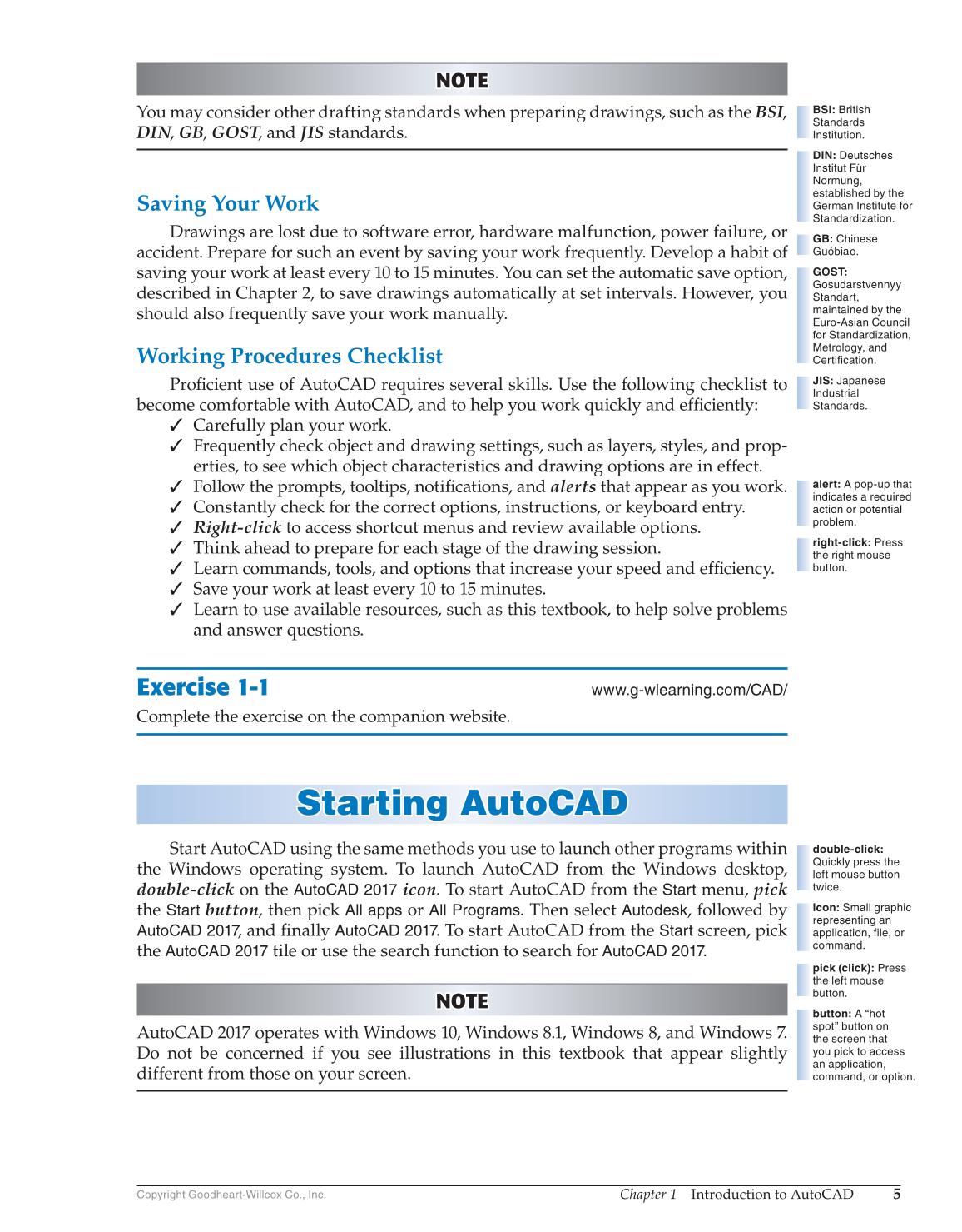 AutoCAD and Its Applications—Comprehensive 2017, 24th Edition page 5