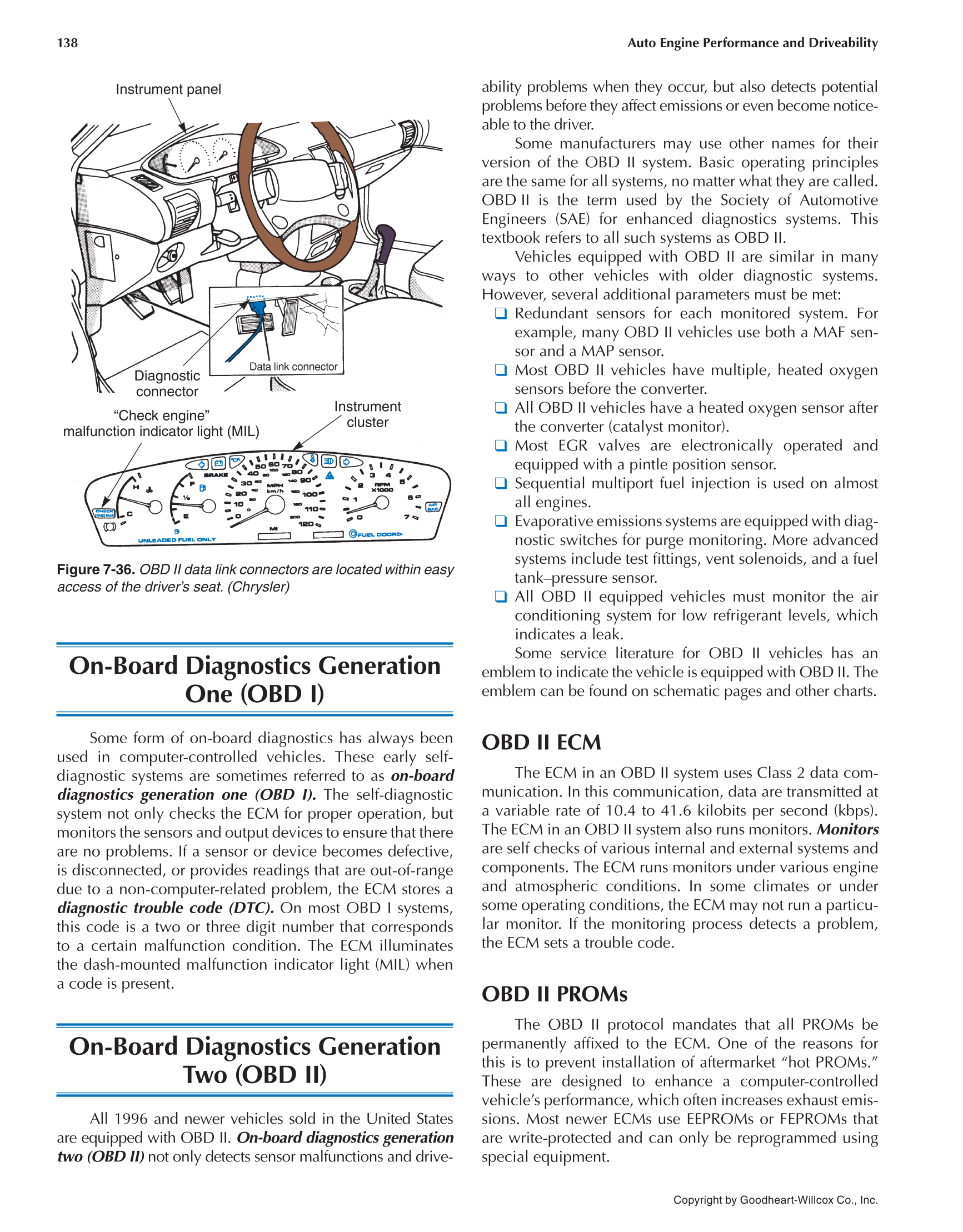 Auto Engine Performance and Driveability, 4th Edition page 138