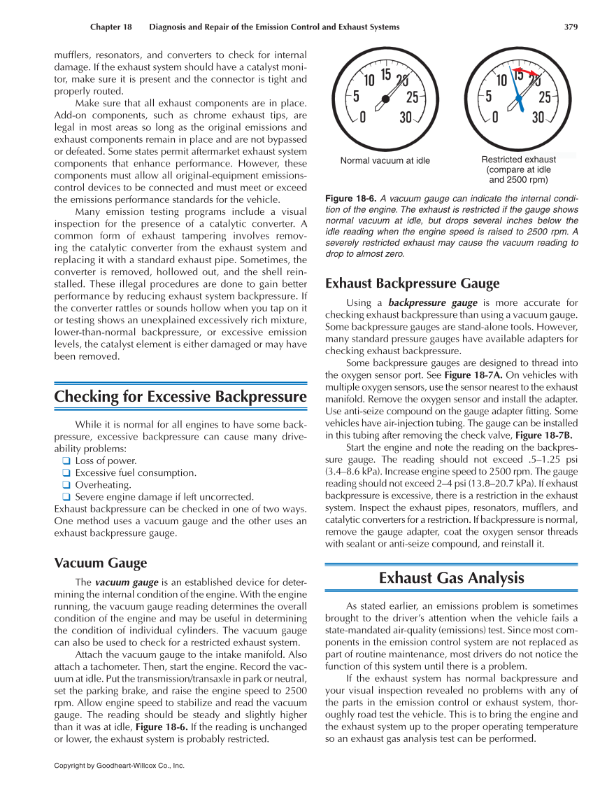 Auto Engine Performance and Driveability, 4th Edition page 379